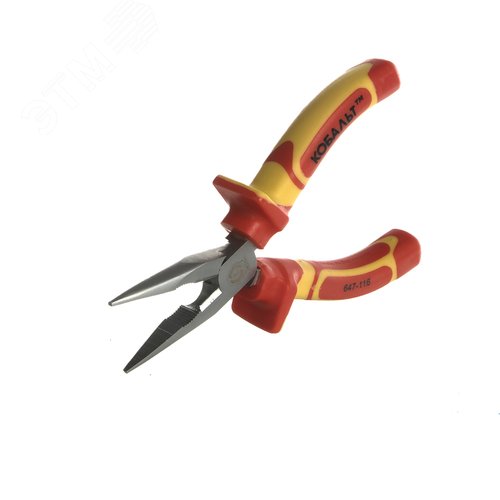 Изображение товара Длинногубцы диэлектрические, 160 мм, с кусачками для проволоки, CR-V, подвес (шт)