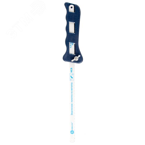 Изображение товара Ножовка по металлу ручка, 300 мм, пластиковая рукоятка, полотно в комплекте (шт)