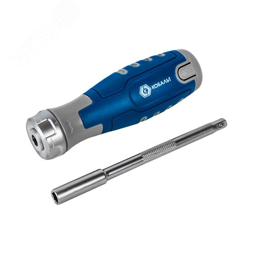 Изображение товара Отвертка реверсивная с набором бит, CR-V, 12 шт, блистер (шт)