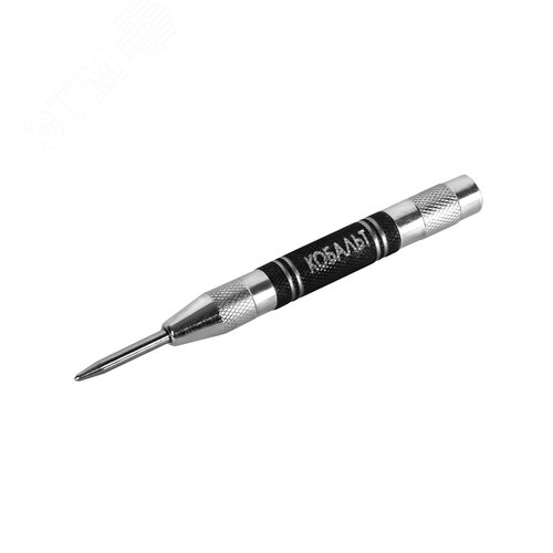 Изображение товара Кернер автоматический 4 х 130 мм, материал рукоятки сталь, стержень хром-ванадиевый, блистер (шт)