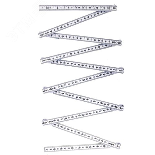 Изображение товара Линейка 2000 х 16 х 3,0 мм, складная, пластиковая, блистер (шт)