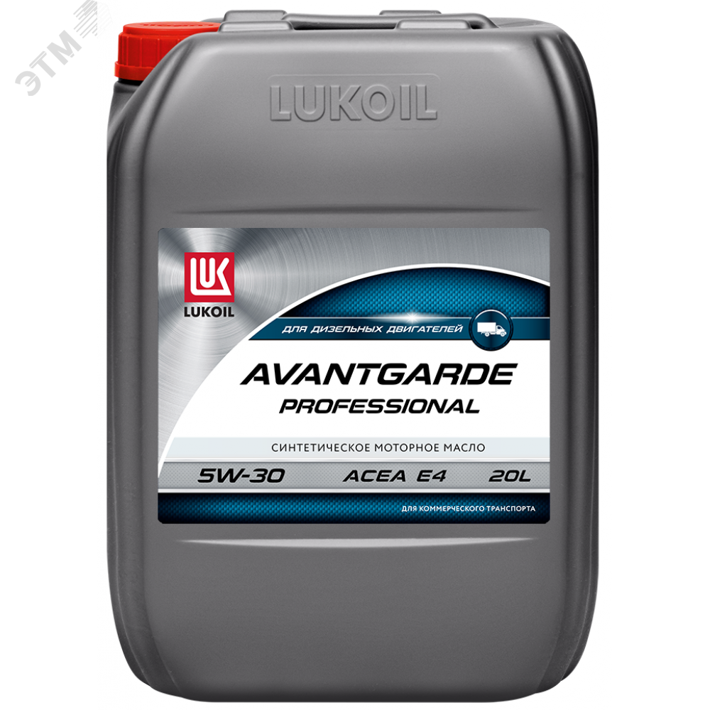 Изображение товара Моторное масло ЛУКОЙЛ АВАНГАРД ПРОФЕССИОНАЛ синтетическое SAE 10W-40 20л (шт)