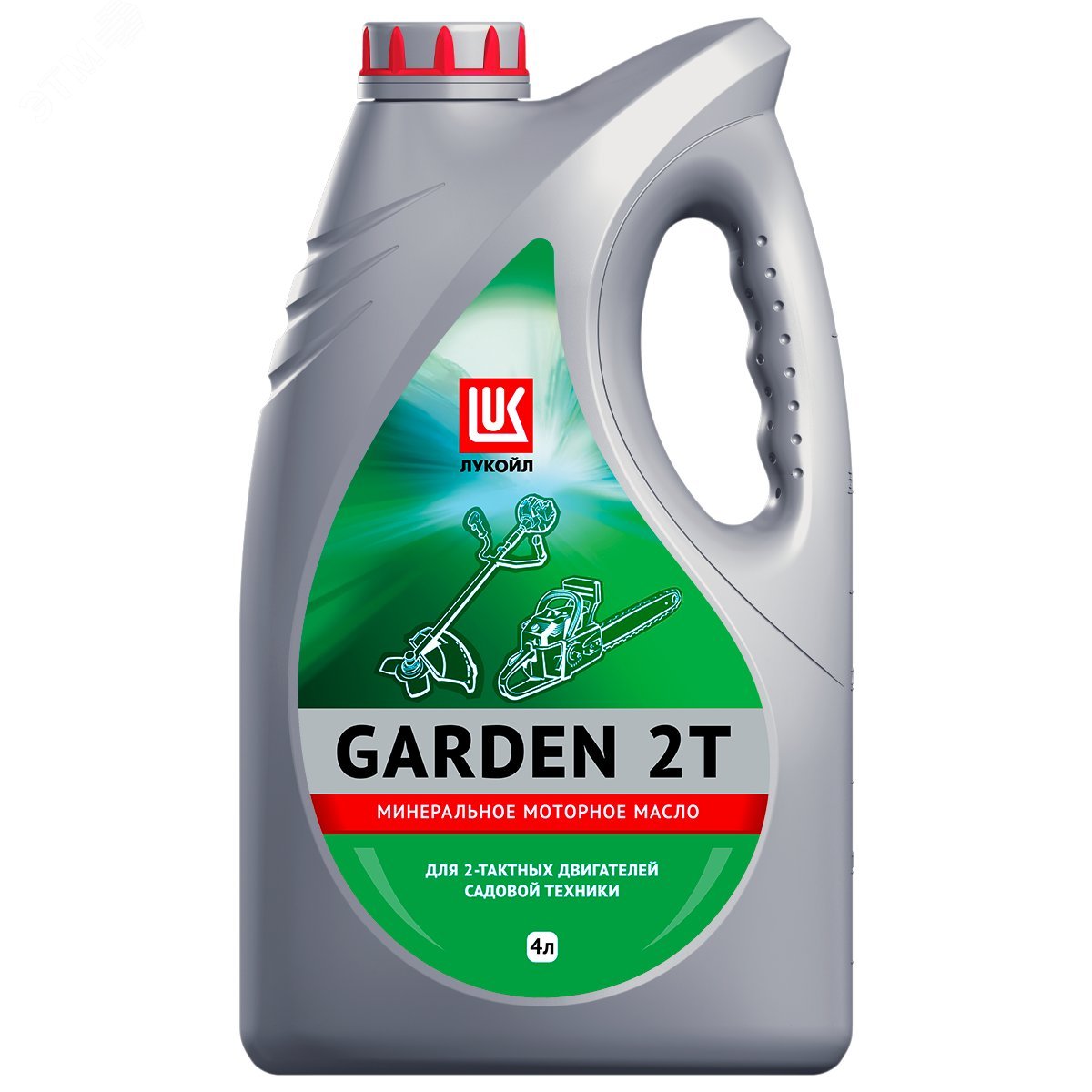 Изображение товара Масло моторное ЛУКОЙЛ GARDEN 2Т 1л для двухтактных двигателей садовой техники