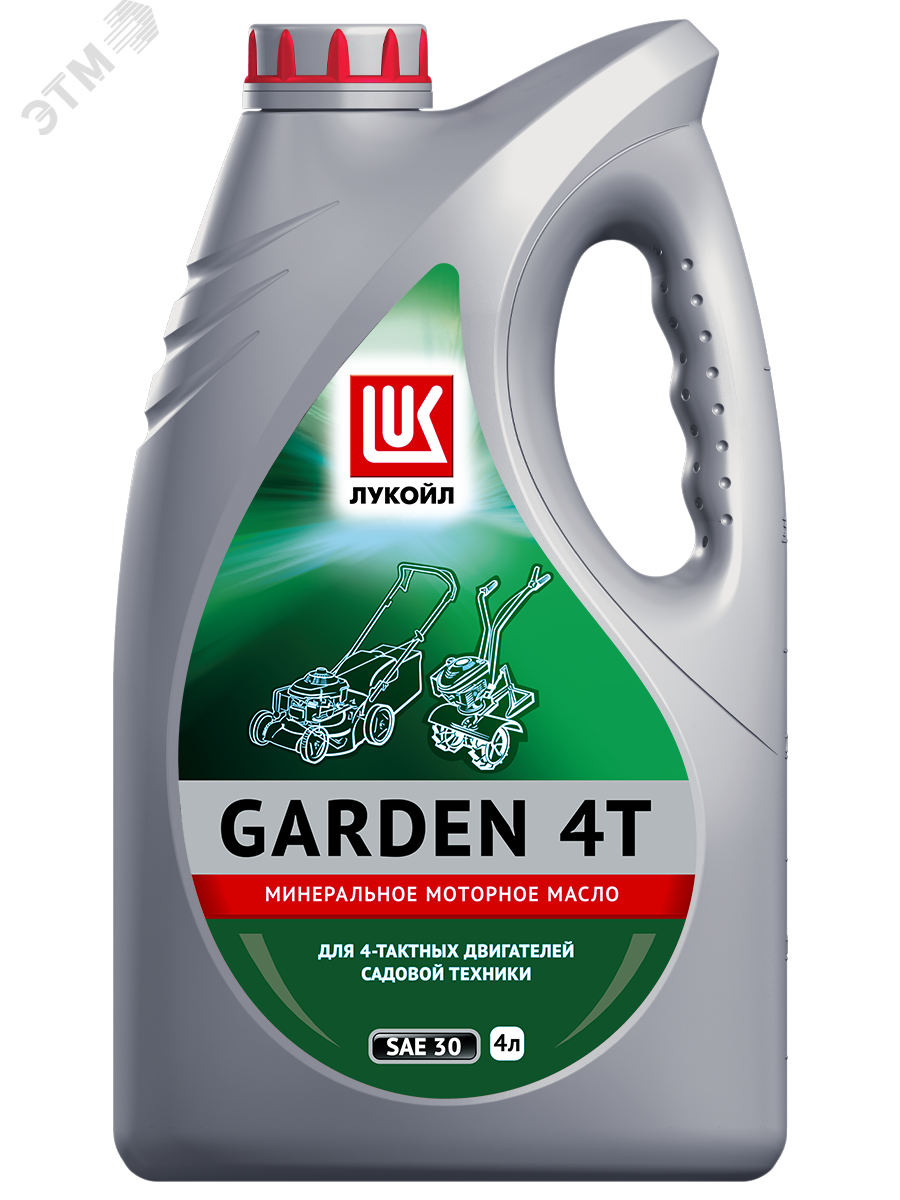 Изображение товара Масло моторное ЛУКОЙЛ GARDEN 4Т SAE 30 1 литр для садовой техники