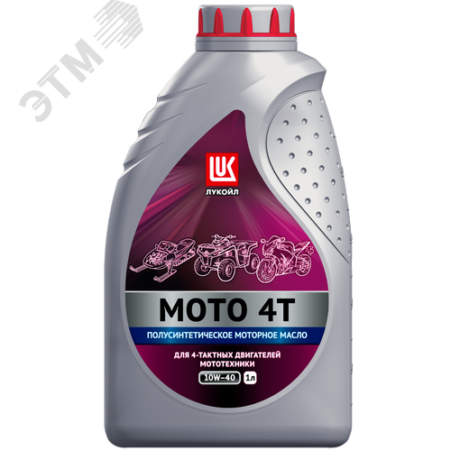 Изображение товара Масло моторное ЛУКОЙЛ МОТО 4Т SAE 10W40, SL 1л (шт)