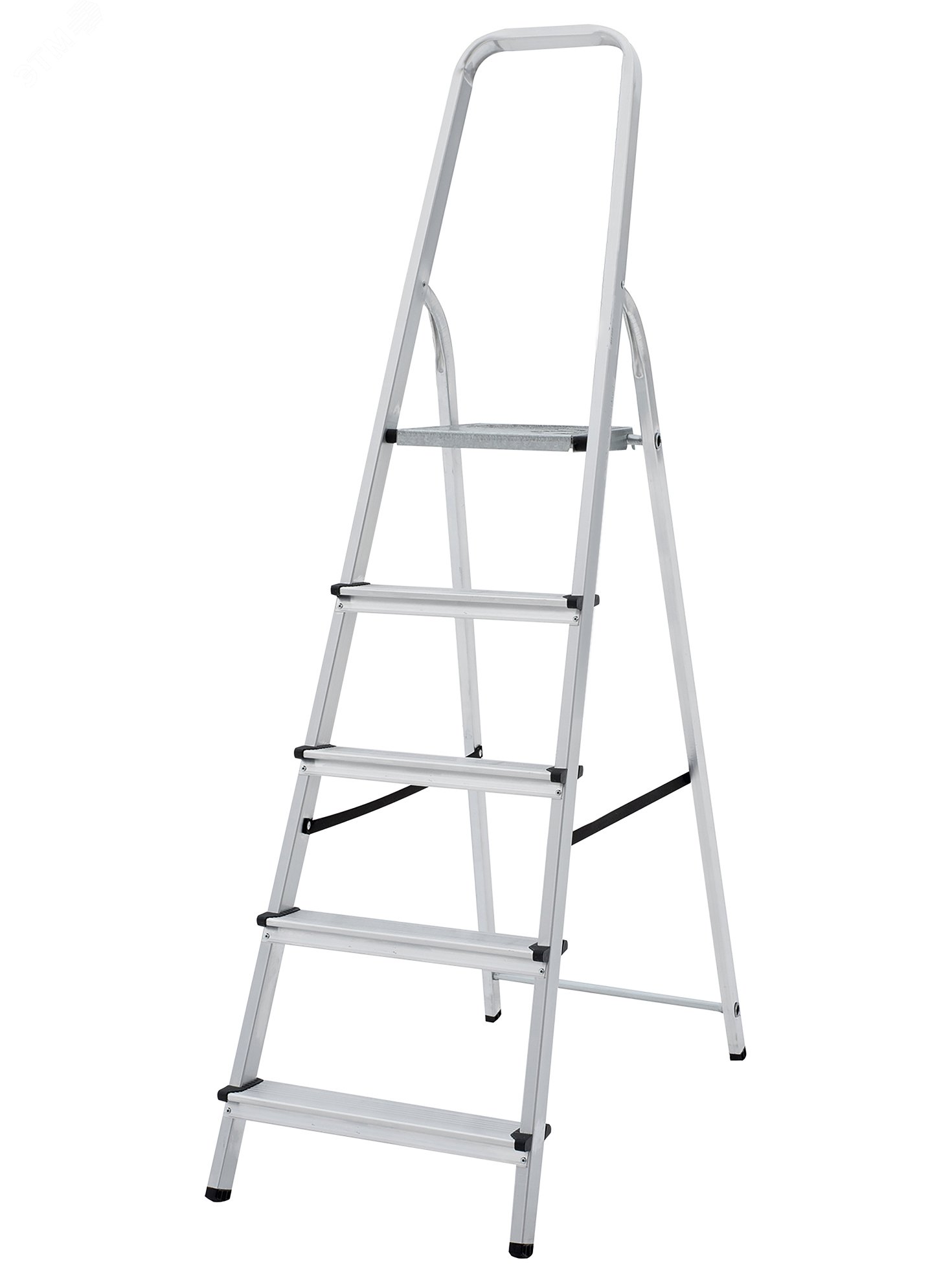 Изображение товара Алюминиевая стремянка NV 1110 5 ступеней антискользящая для бытовых работ