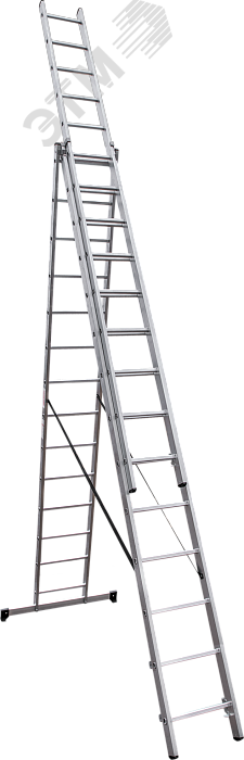 Изображение товара Алюминиевая лестница NV 1230 3х14 перекладин многофункциональная лестница 5 в 1