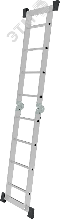 Изображение товара Алюминиевая шарнирная лестница NV 1317 двухсекционная с шириной 400 мм