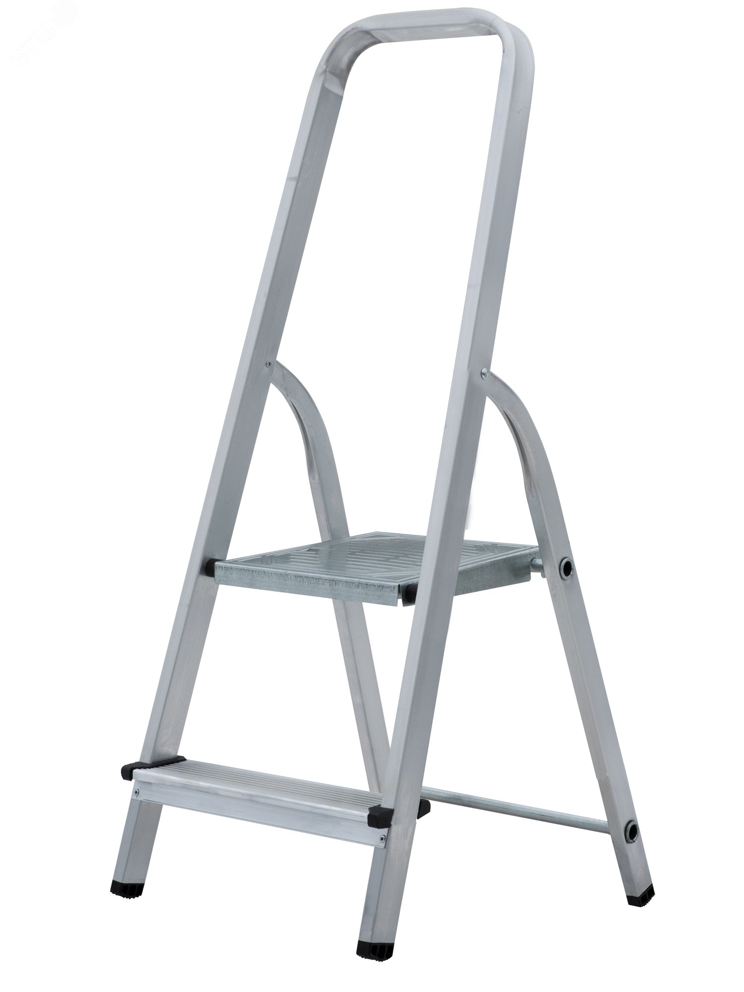 Изображение товара Стремянка алюминиевая NV 1110 2 ступени безопасная для дома и дачи