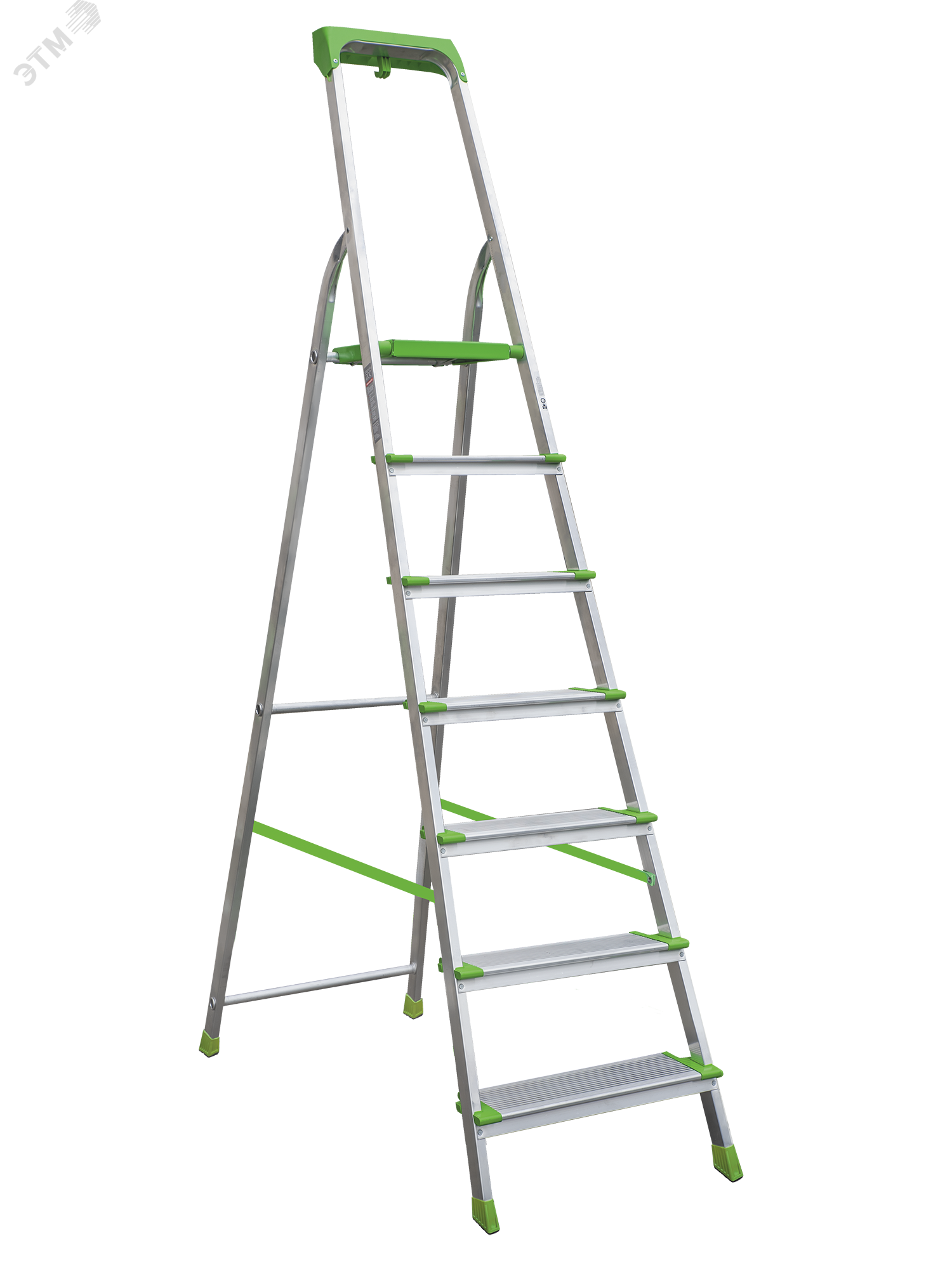 Изображение товара Алюминиевая стремянка NV 2118 с органайзером и 7 ступенями