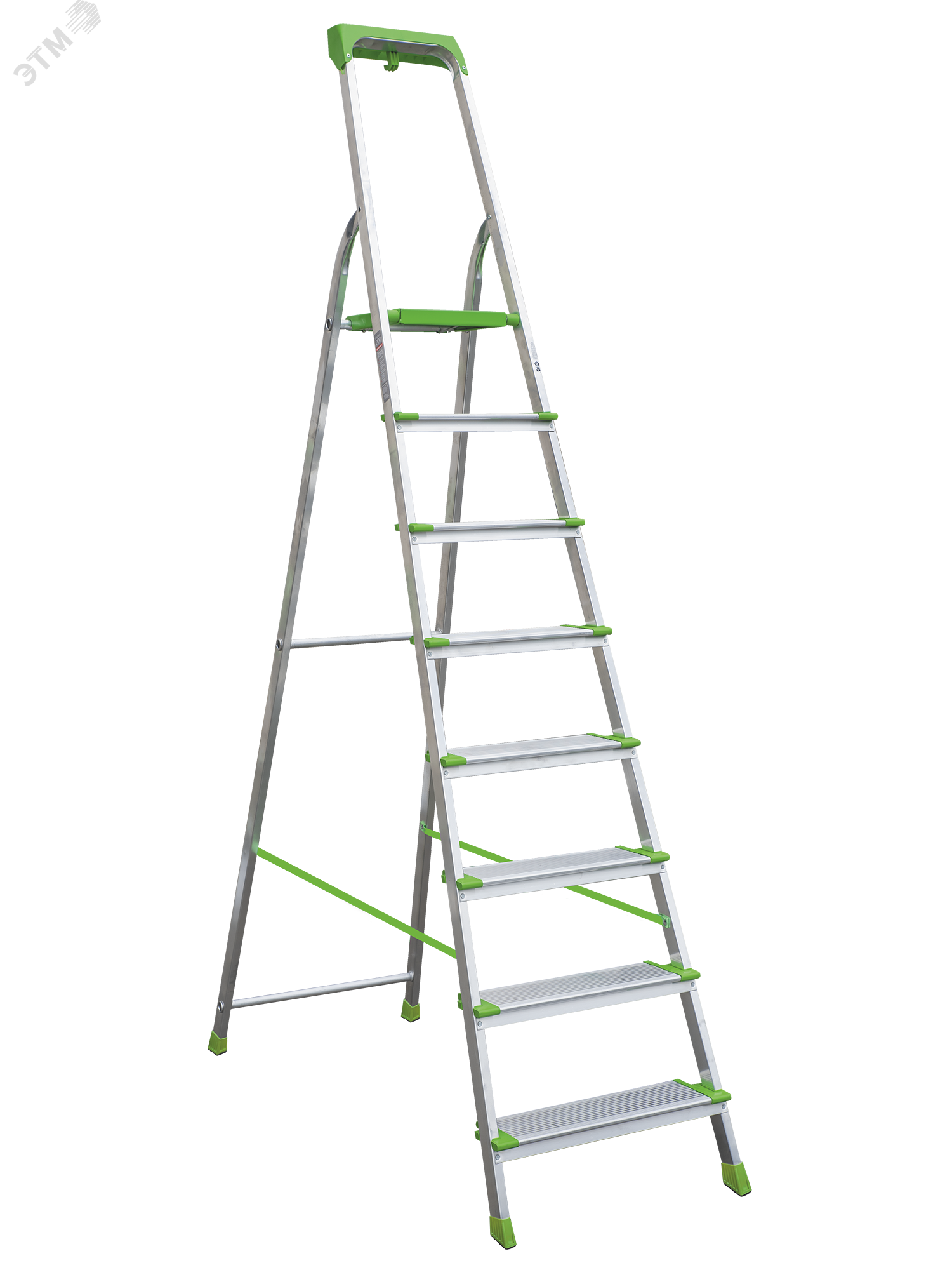 Изображение товара Стремянка алюминиевая NV 2118 с органайзером на 8 ступеней