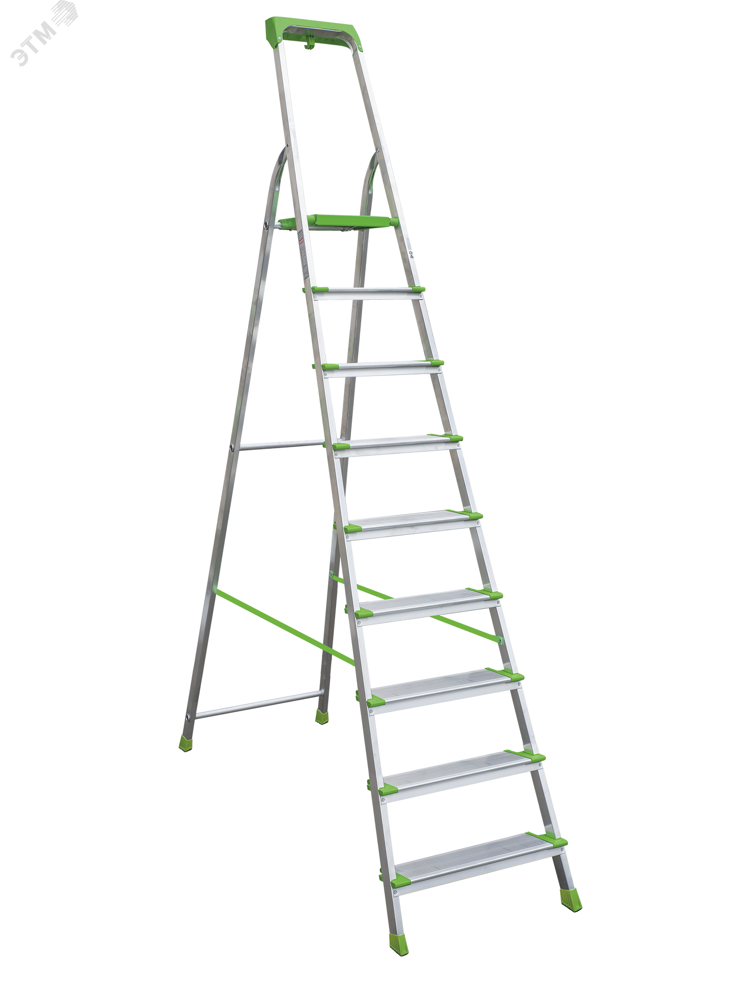 Изображение товара Стремянка алюминиевая NV 2118 с органайзером на 9 ступеней