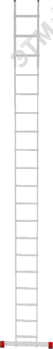 Изображение товара Алюминиевая односекционная лестница NV 2210 19 перекладин Россия