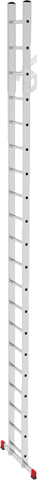Изображение товара Лестница алюминиевая односекционная NV 2210 20 ступеней профессиональная универсальная