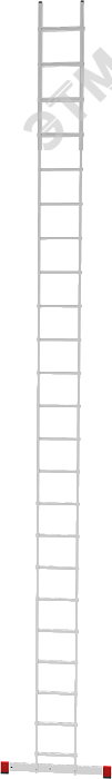 Изображение товара Алюминиевая лестница NV 2210 односекционная 23 перекладины