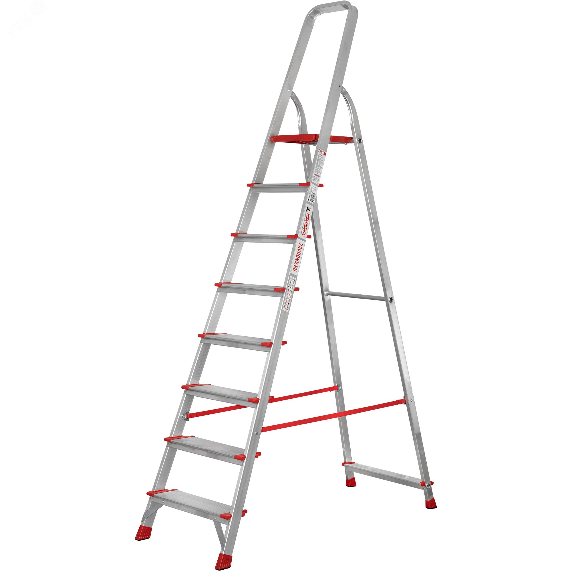 Изображение товара Алюминиевая стремянка NV 3117 8 ступеней максимальная нагрузка 180 кг