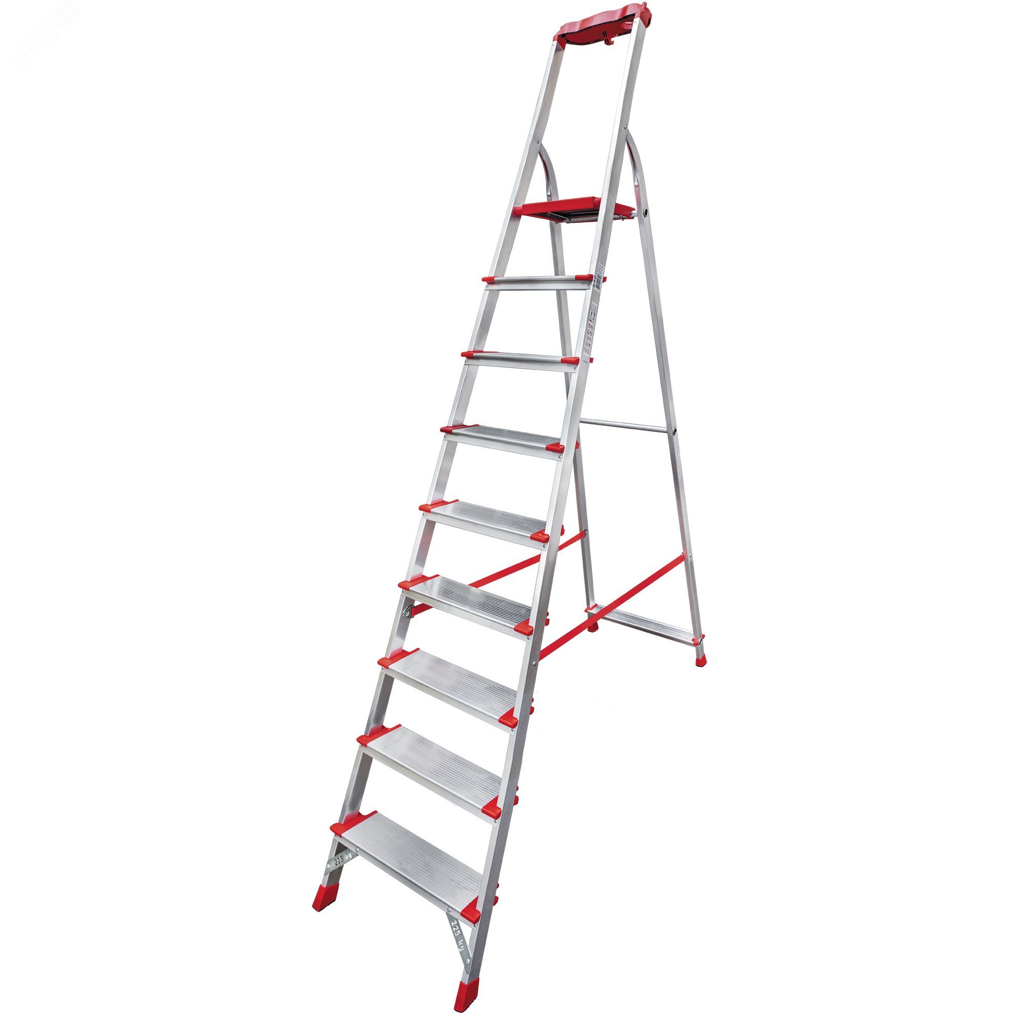 Изображение товара Стремянка алюминиевая NV 3118, 9 ступеней, 180 кг