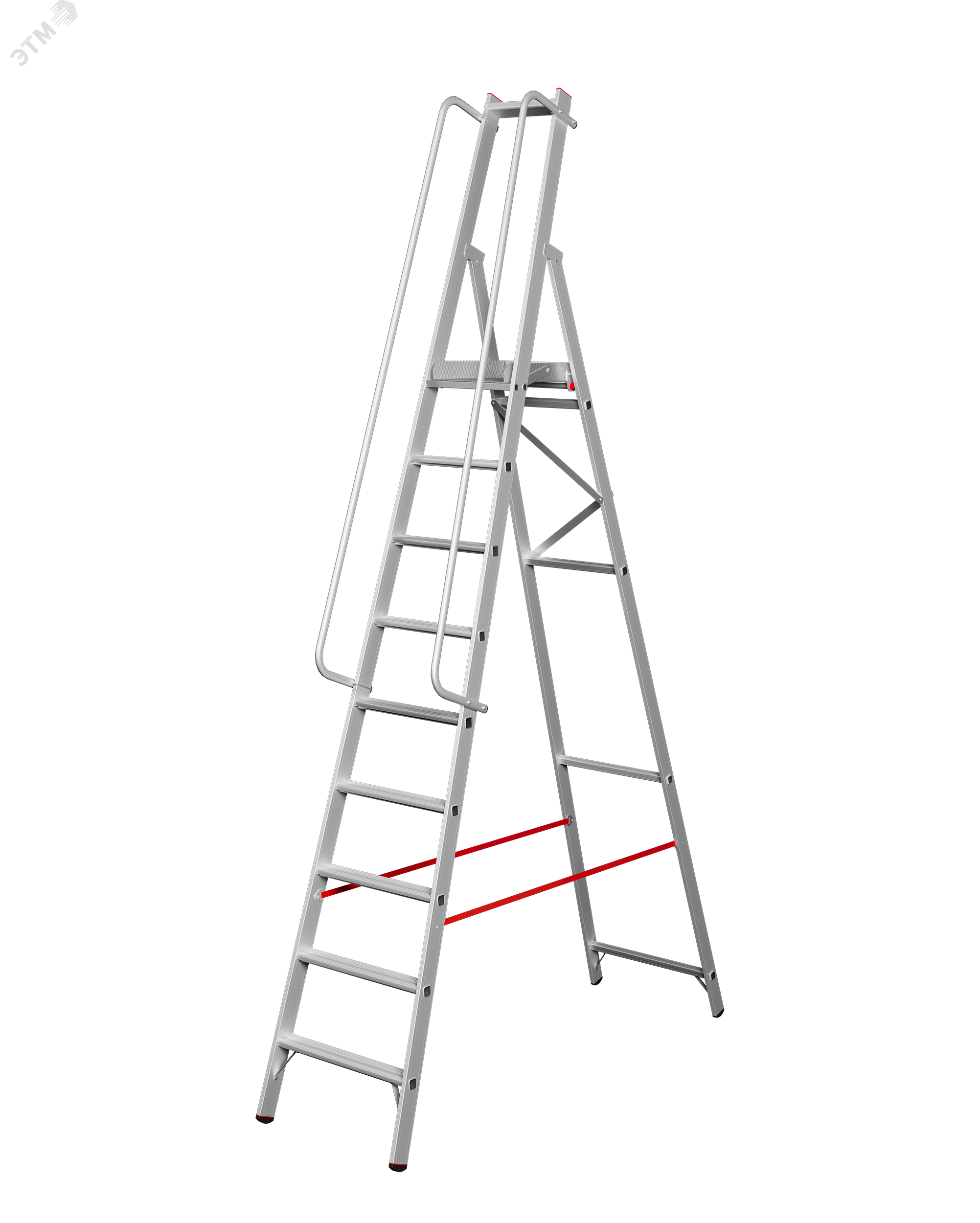 Изображение товара Алюминиевая стремянка NV 5170 9 ступеней рабочая высота 4.36 м Изображение товара Алюминиевая стремянка NV 5170 9 ступеней рабочая высота 4.36 м