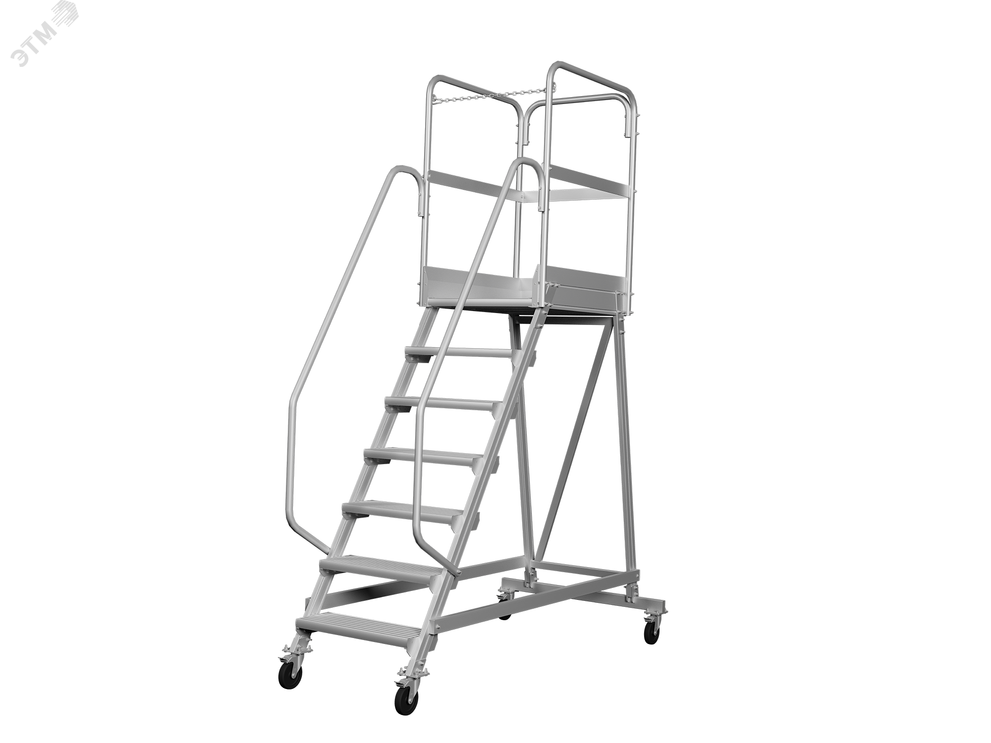 Изображение товара Лестница - стремянка Новая Высота NV 5511 3.74 м рабочая высота