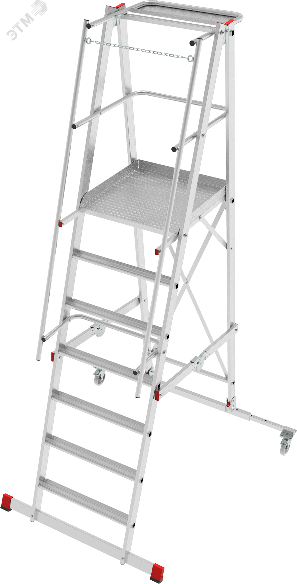 Изображение товара Лестница-стремянка NV 5540 НоваЯ Высота с рабочей площадкой 600×500 мм