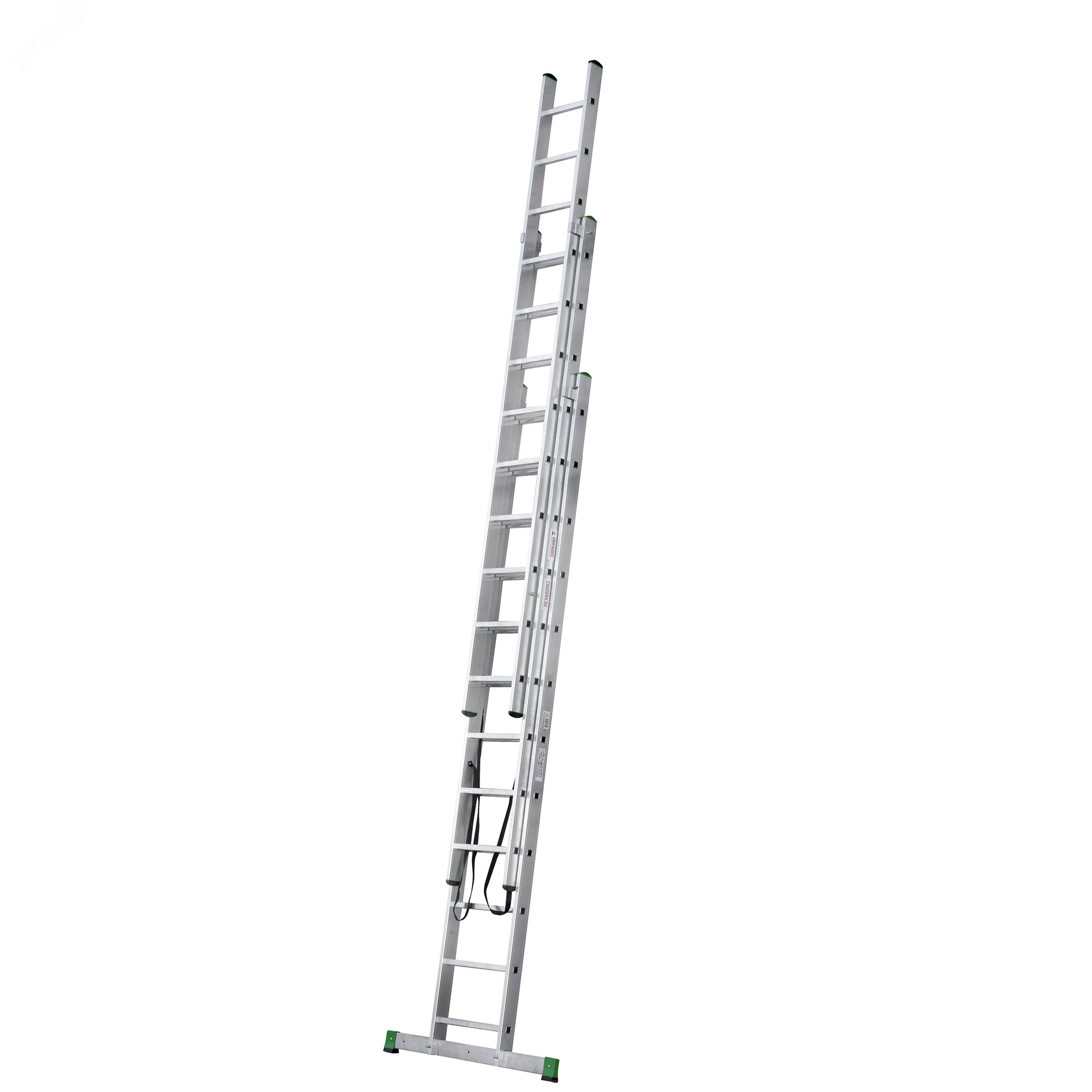 Изображение товара Лестница алюминиевая трехсекционная NV 2230, 3х12 перекладин (шт)