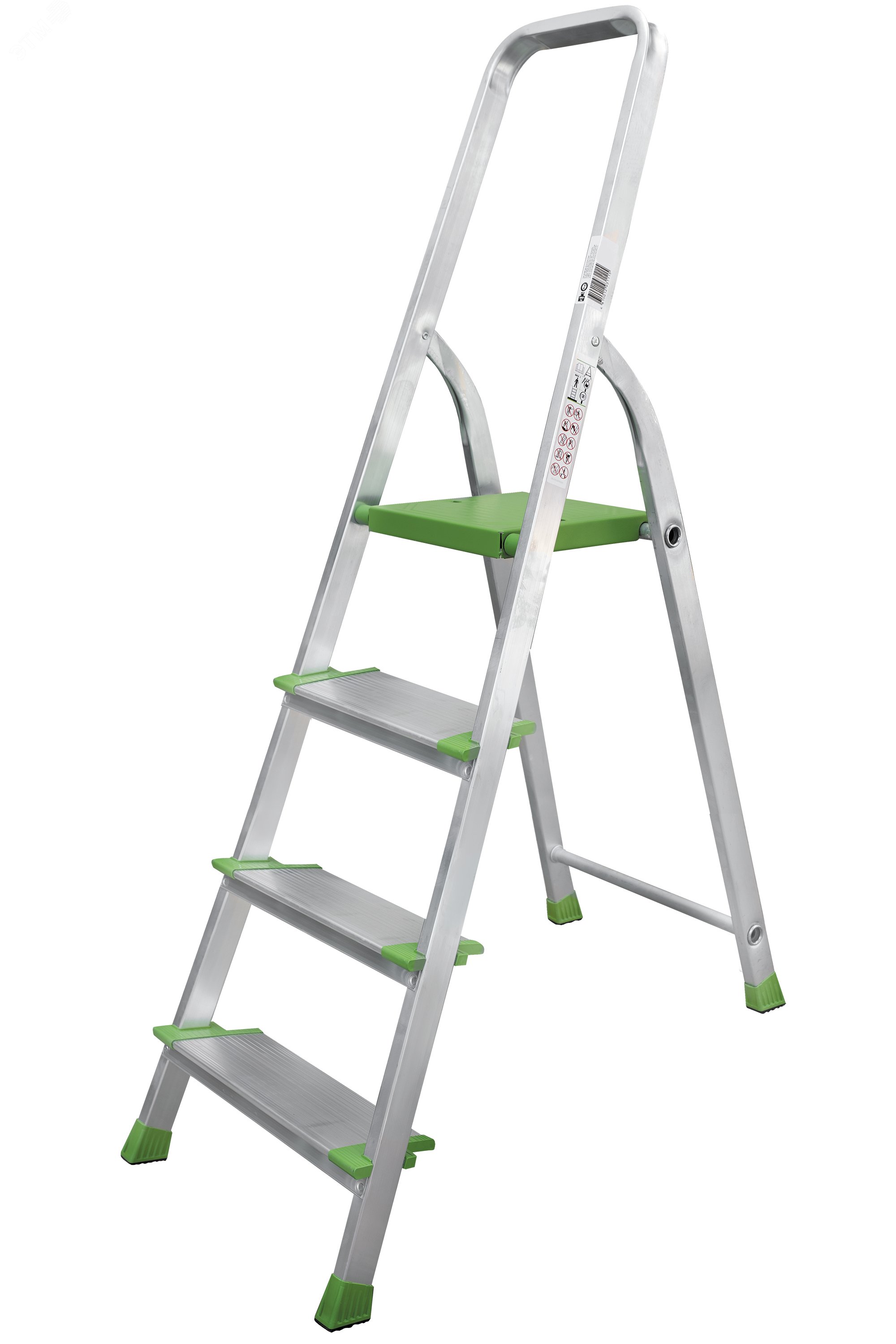 Изображение товара Стремянка алюминиевая NV 2117, 4 ступени, 130 мм