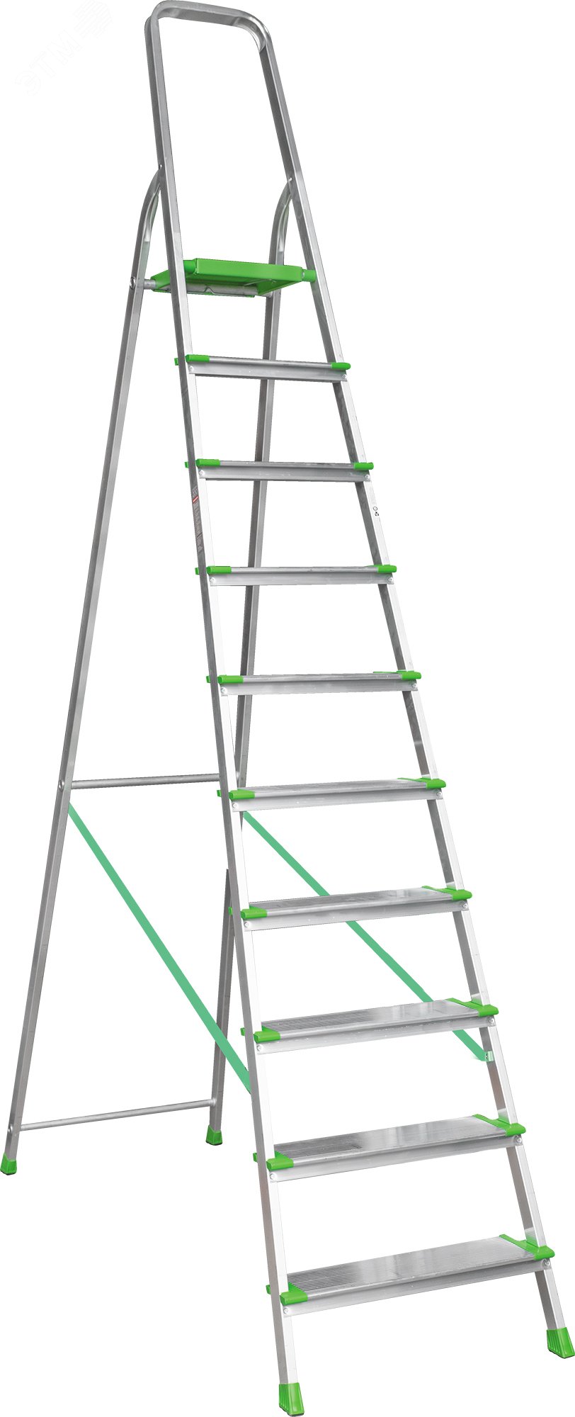 Изображение товара Стремянка алюминиевая Новая Высота NV 2117 с 10 ступенями