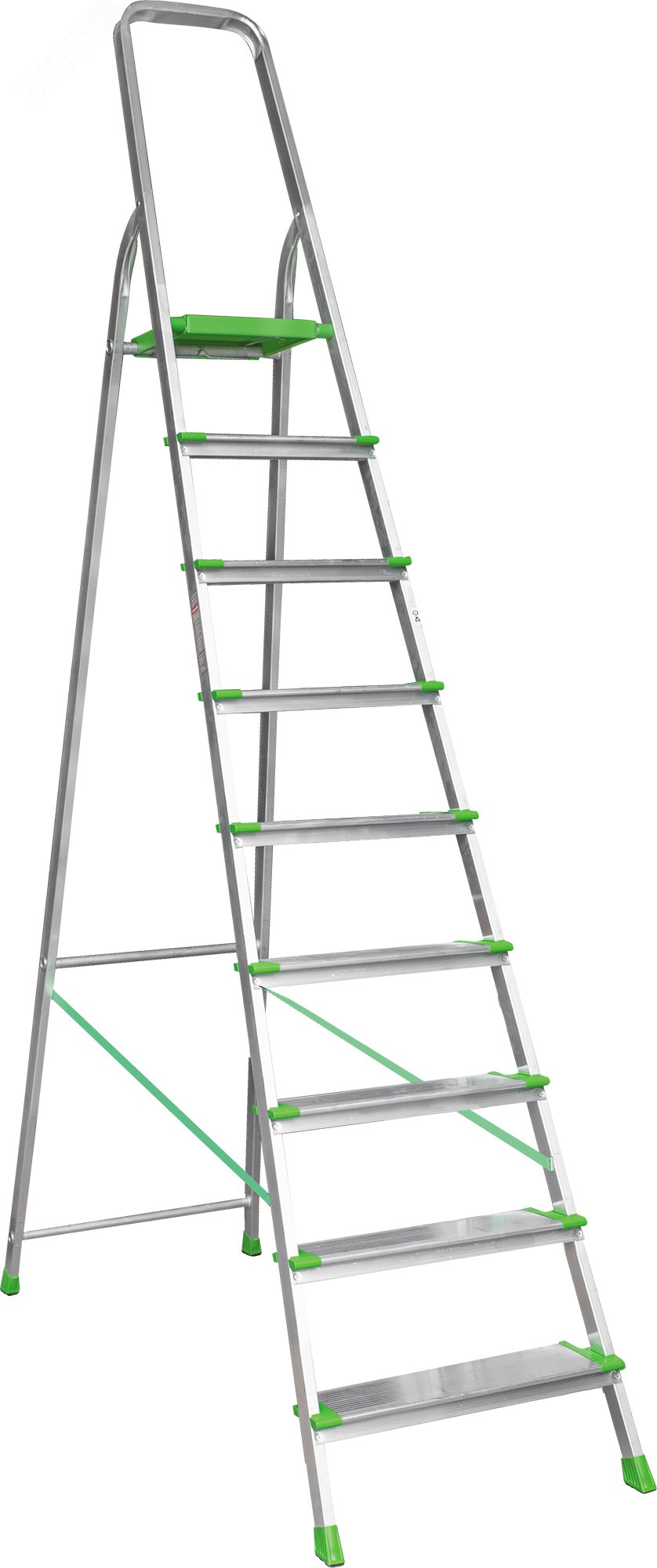 Изображение товара Стремянка алюминиевая NV 2117 - 1х9 ступеней 130 мм