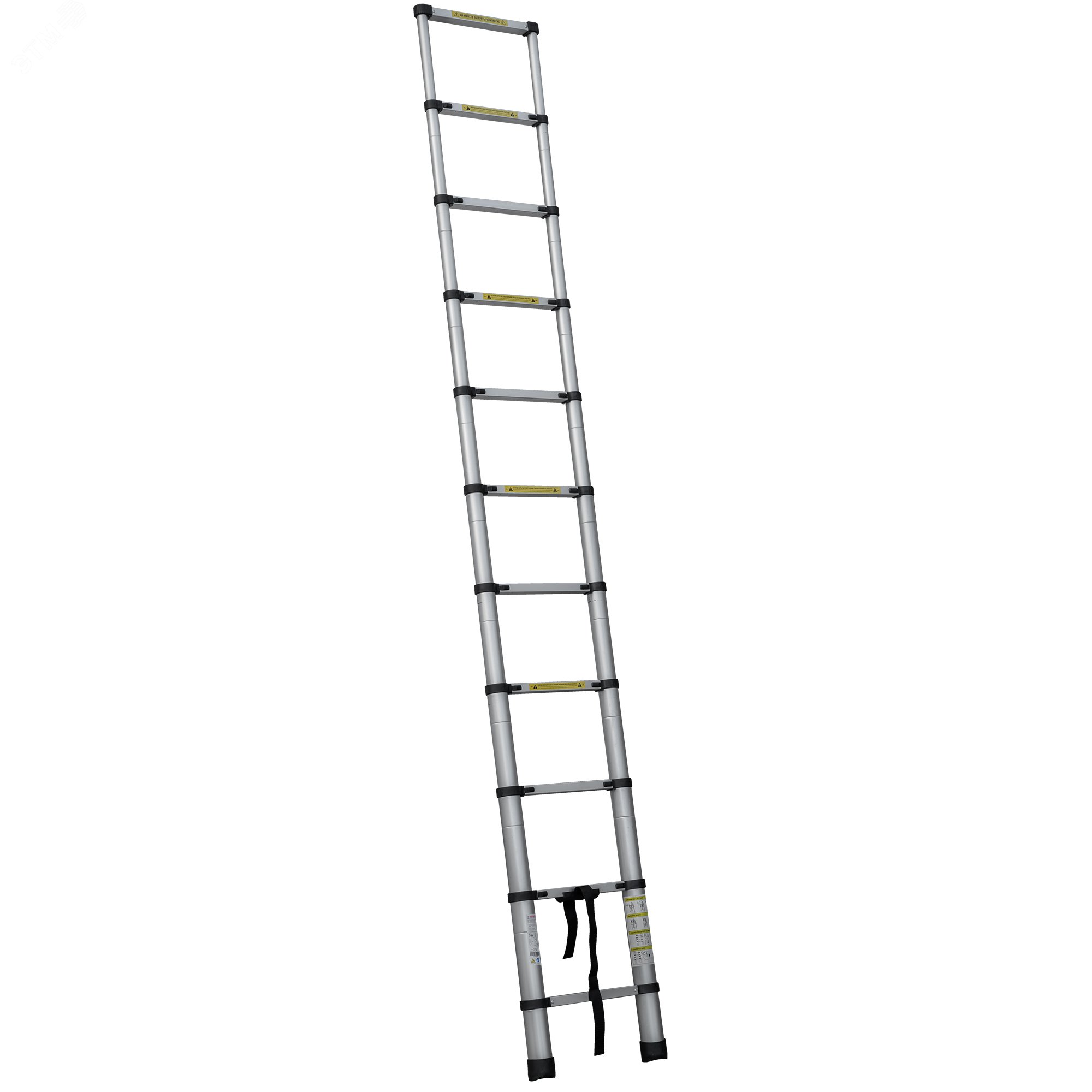 Изображение товара Лестница алюминиевая телескопическая односекционная 3,2 м 2211ТЛ, 1х11 перекладин (шт)