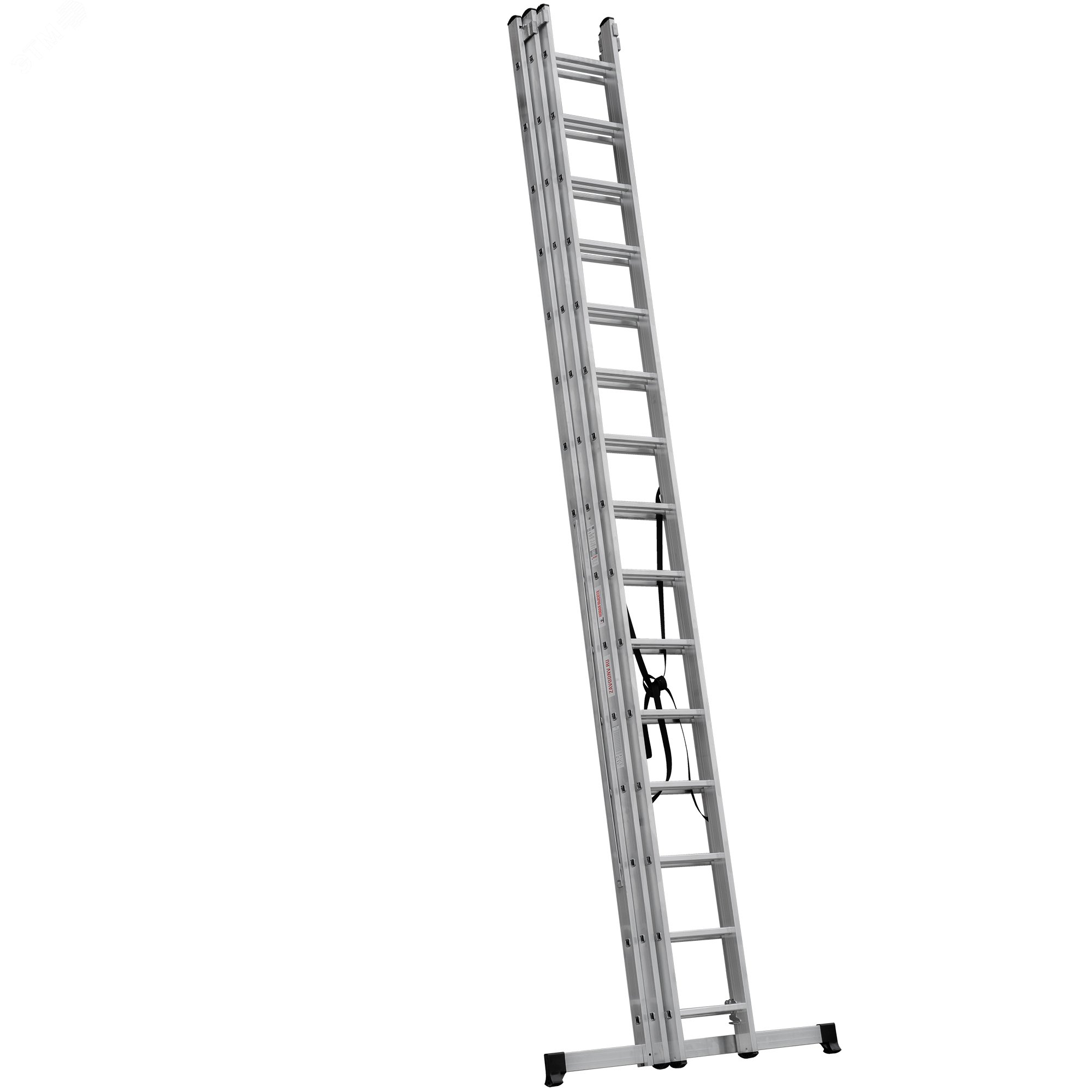 Изображение товара Лестница алюминиевая трёхсекционная NV 1230 с 15 перекладинами