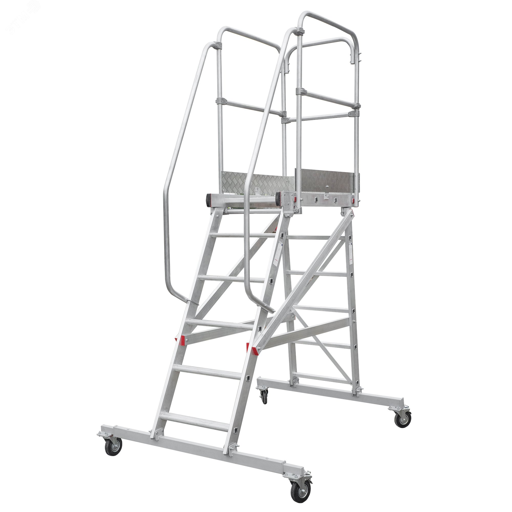 Изображение товара Лестница - стремянка Новая Высота NV 5510 3.61 м, 150 кг, 6 ступеней