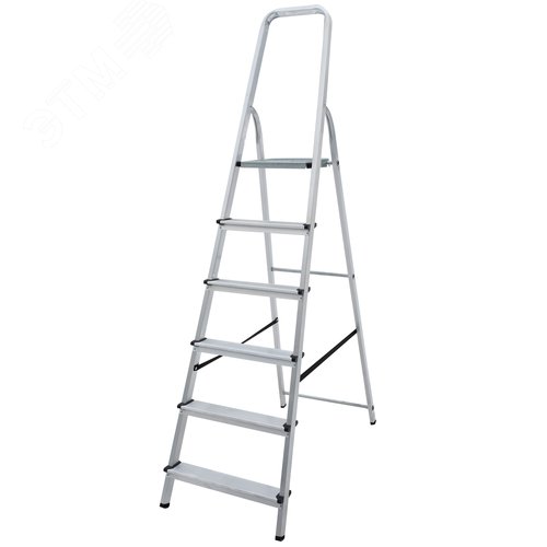 Изображение товара Стремянка алюминиевая NV 1110, 1х6 ступеней 80 мм (шт)