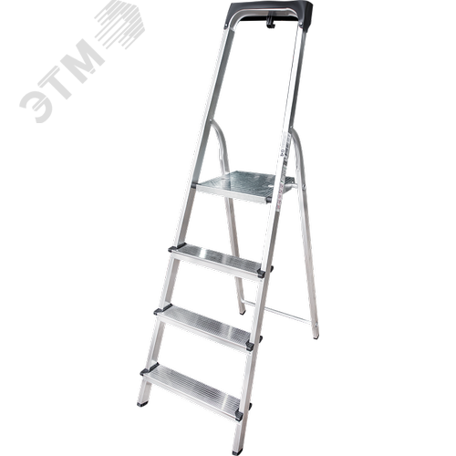 Изображение товара Стремянка алюминиевая NV 1115, 1х4 ступеней 80 мм, органайзер (шт)