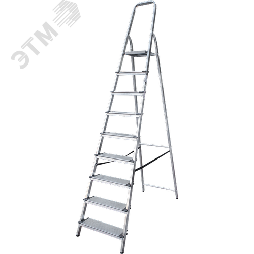 Изображение товара Стремянка алюминиевая NV 1117, 1х9 ступеней 130 мм (шт)