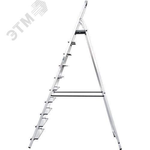 Изображение товара Стремянка алюминиевая NV 1117, 1х10 ступеней 130 мм (шт)