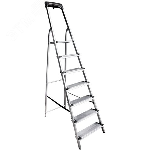 Изображение товара Стремянка алюминиевая NV 1118, 1х7 ступеней 130 мм, органайзер (шт)