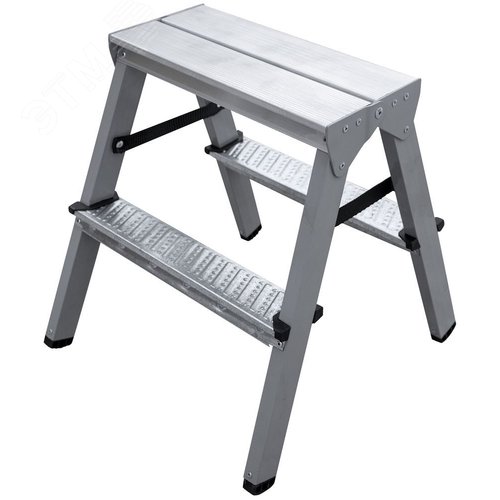 Изображение товара Стремянка стальная двухсторонняя NV 1160, 2х2 ступеней 70 мм (шт)