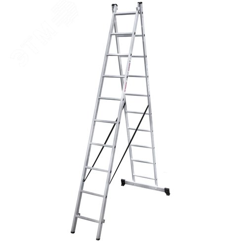Изображение товара Лестница алюминиевая двухсекционная NV 1220, 2х10 перекладин (шт)