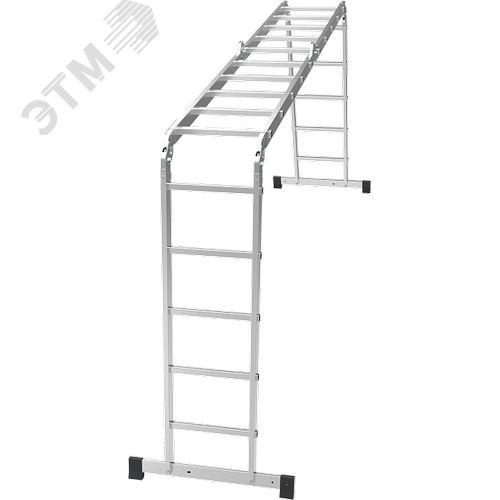 Изображение товара Лестница-трансформер алюминиевая NV 1322, 4х5 перекладин, ширина 410 мм (шт)