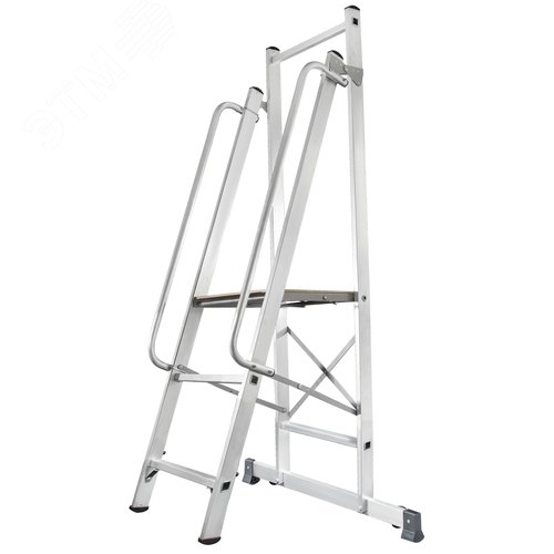Изображение товара Лестница-стремянка передвижная складная с платформой NV 1540, 1х5 ступеней (шт)