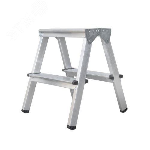 Изображение товара Стремянка алюминевая двухсторонняя NV 1120, 2х2 ступеней 80 мм (шт)