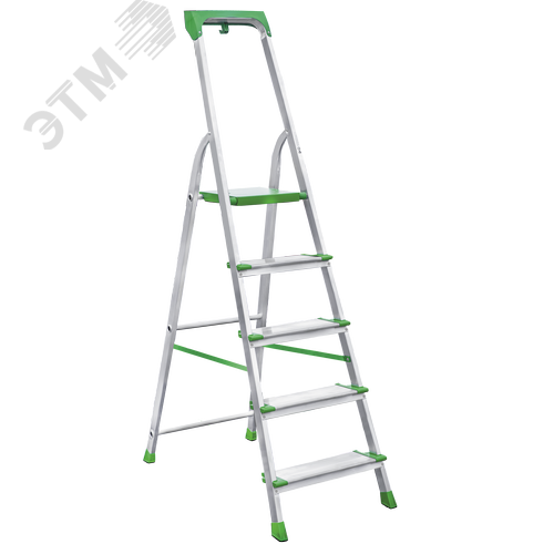 Изображение товара Стремянка алюминиевая NV 2118, 1х5 ступеней 130 мм, органайзер (шт)
