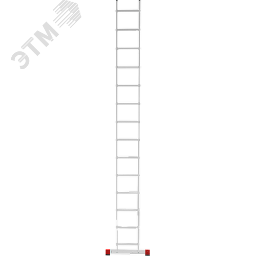 Изображение товара Лестница алюминиевая односекционная NV 2210, 1х14 перекладин (шт)