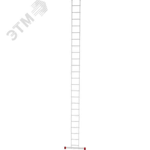 Изображение товара Лестница алюминиевая односекционная NV 2210, 1х23 перекладин (шт)