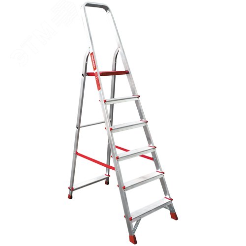 Изображение товара Стремянка алюминиевая NV 3110, 1х6 ступеней 80 мм (шт)