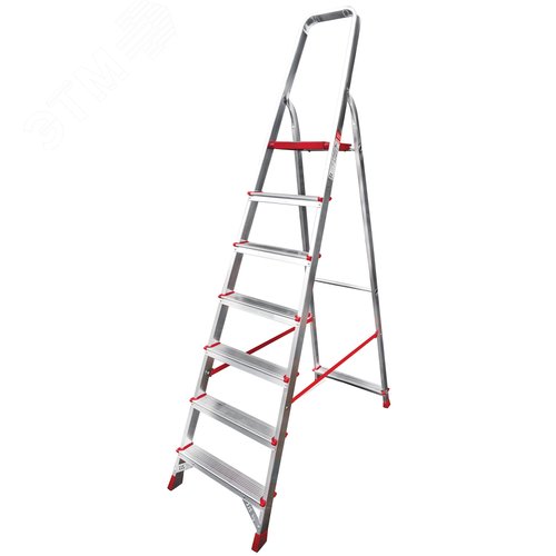 Изображение товара Стремянка алюминиевая NV 3110, 1х7 ступеней 80 мм (шт)