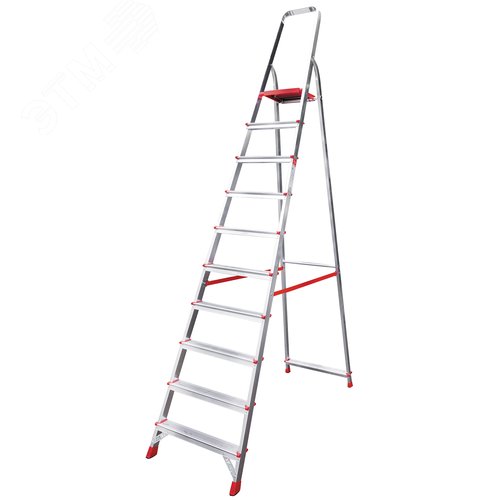 Изображение товара Стремянка алюминиевая NV 3110, 1х10 ступеней 80 мм (шт)