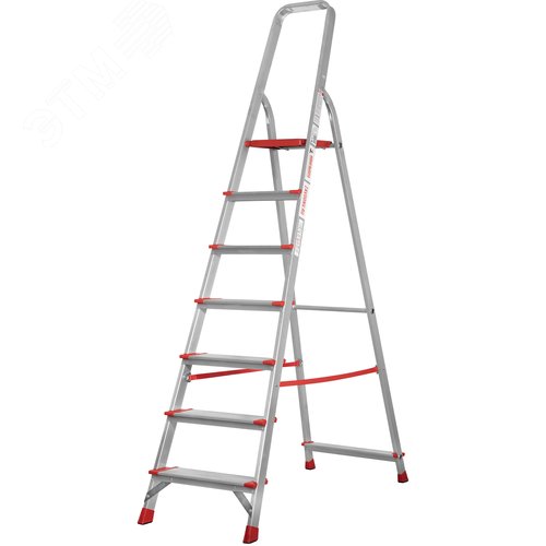 Изображение товара Стремянка алюминиевая NV 3117, 1х7 ступеней 130 мм (шт)