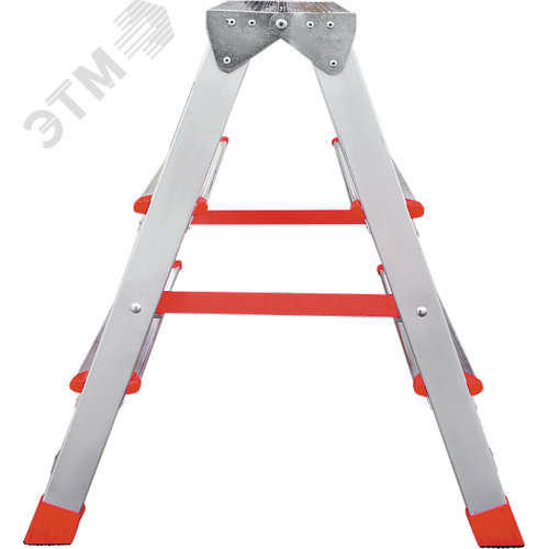 Изображение товара Стремянка алюминиевая двухсторонняя NV 3120, 2х3 ступеней 80 мм (шт)