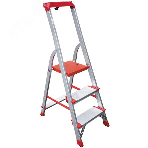 Изображение товара Стремянка алюминиевая NV 3118, 1х3 ступеней 130 мм, органайзер (шт)